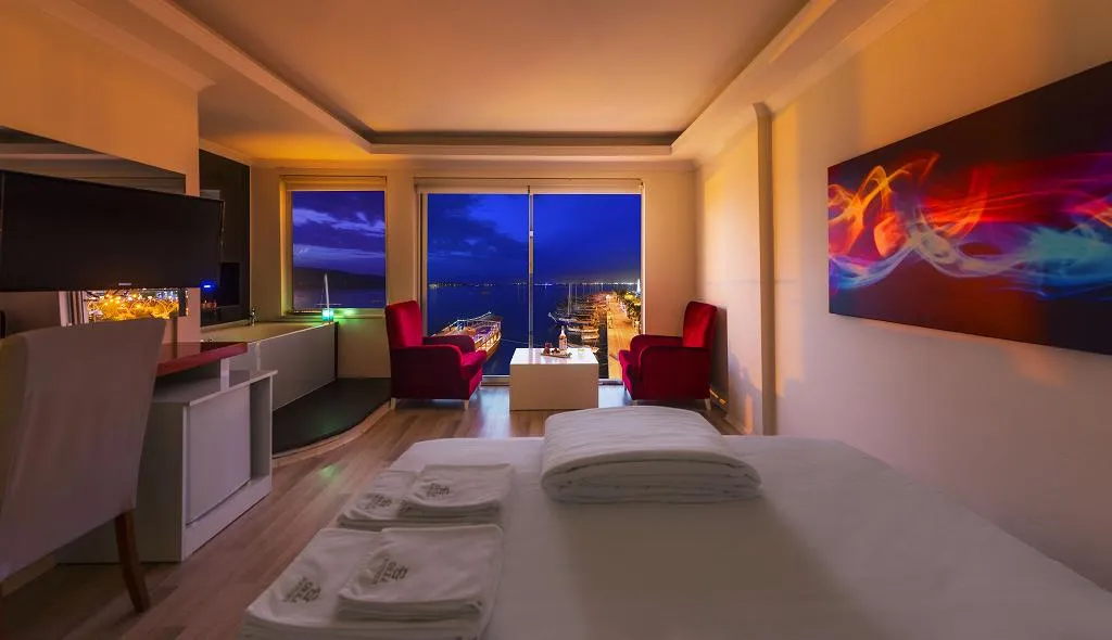DOUBLE DELUXE WITH JACUZZI Room, Orka Boutique Hotel, Dalaman
