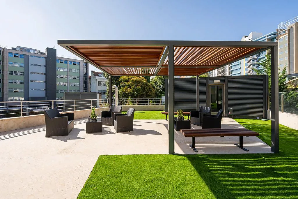 Terrace, HF Fenix Garden, Lisbon