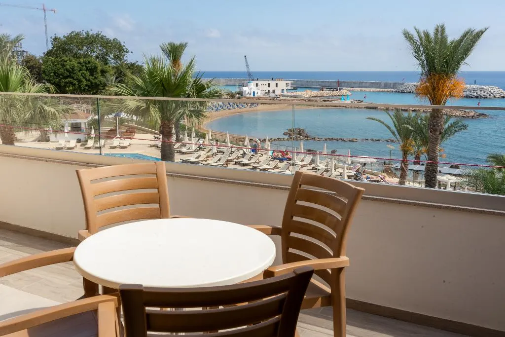 Terrace, Myro Androu Hotel Apts, Cyprus
