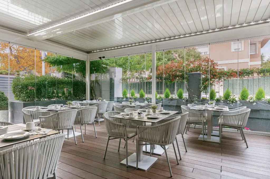 Terrace, Globales Acis & Galatea Hotel, Madrid