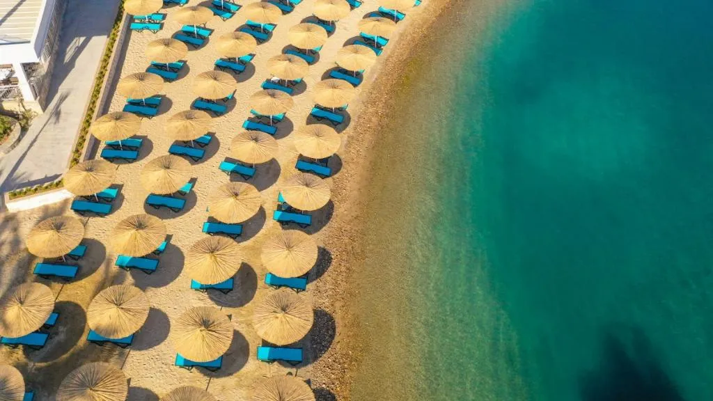 Beach, Green Bay Resort, Bodrum