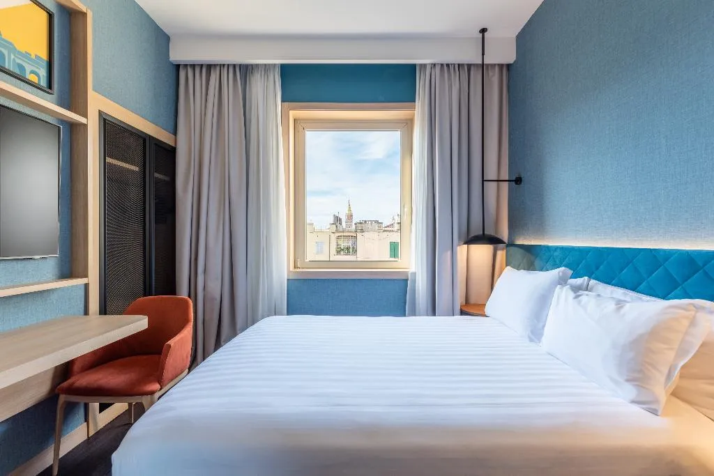 DOUBLE QUEEN SIZE BED Room, Hilton Garden Inn Rome Colosseum, Rome
