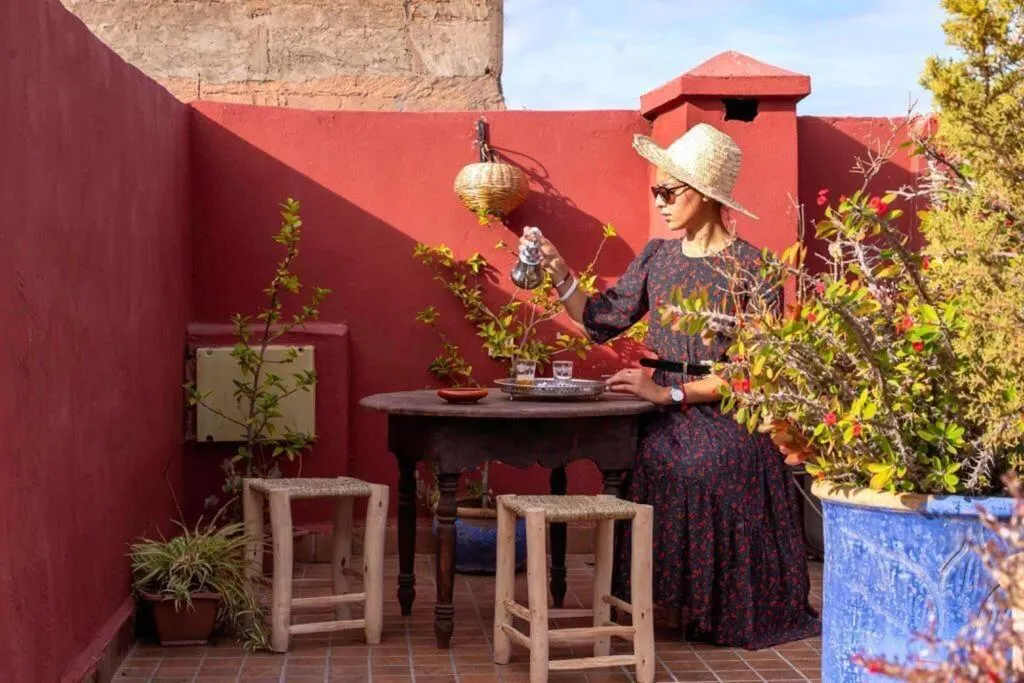 Terrace, Riad Rose Meryam, Marrakech