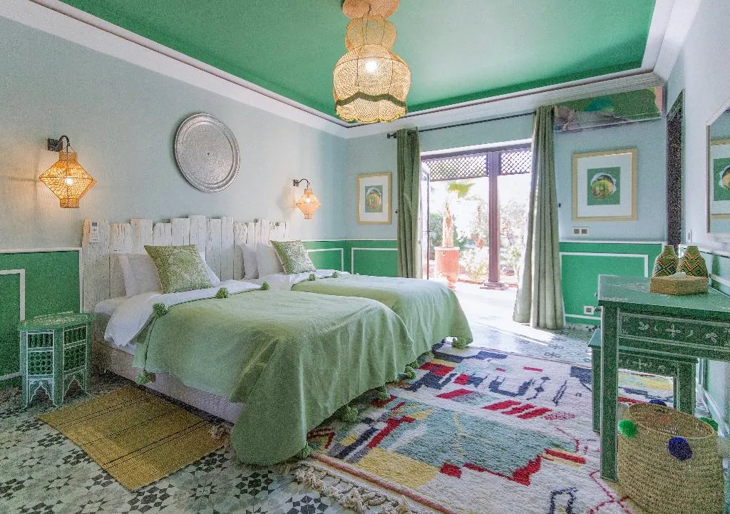 DOUBLE TWO DOUBLE BEDS PREMIUM Room, Maison Daouia, Marrakech