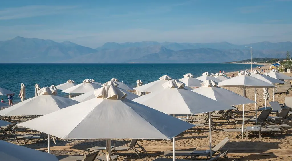 Beach, Acharavi Beach Hotel, Corfu