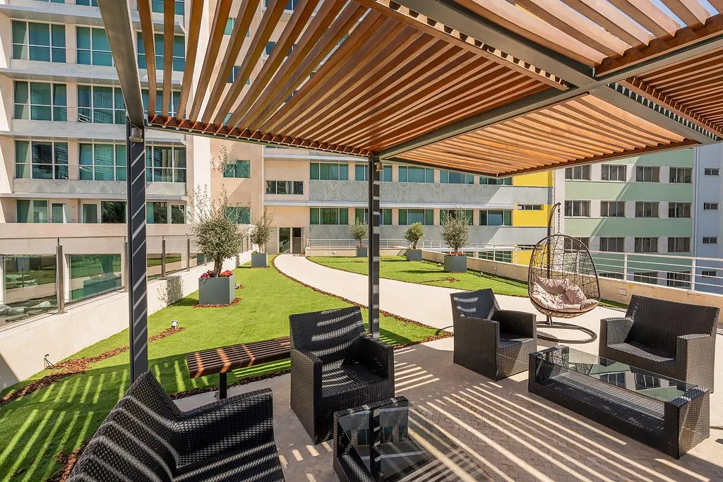 Terrace, HF Fenix Garden, Lisbon