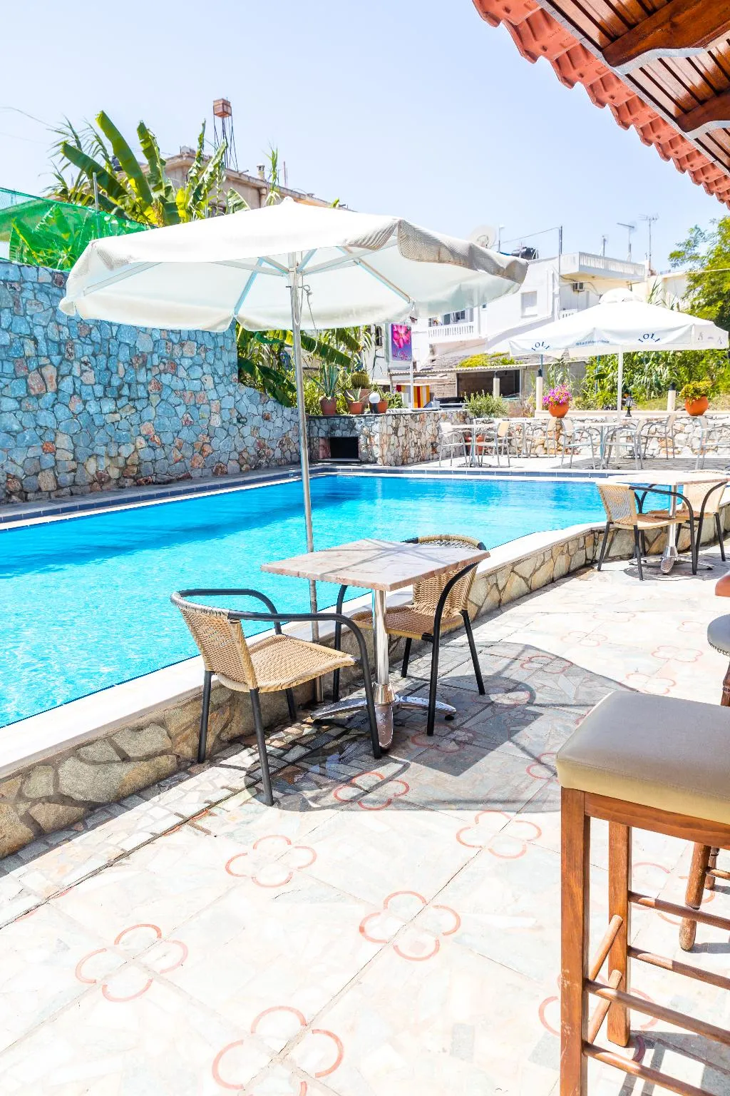 Terrace, Lola Apartments, Crete