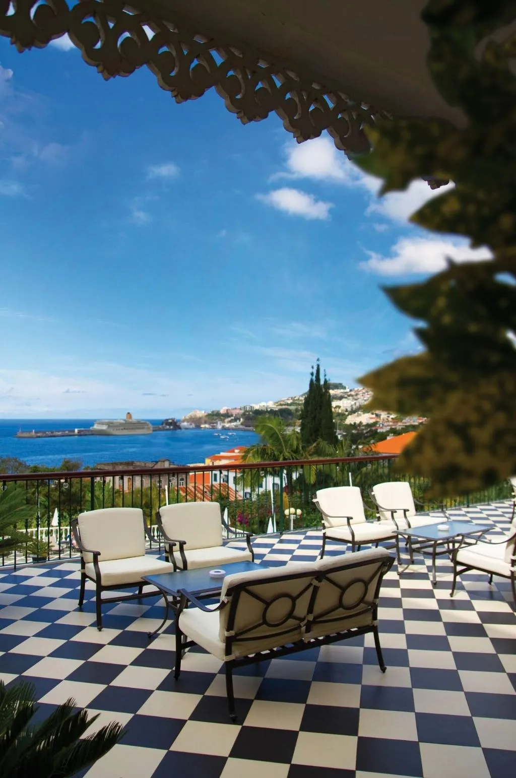 Terrace, Quinta Bela Sao Tiago, Madeira