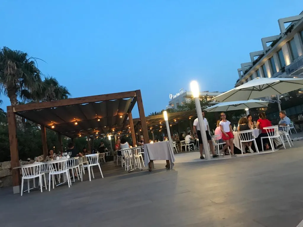 Terrace, Gran Palas Hotel, Costa Brava