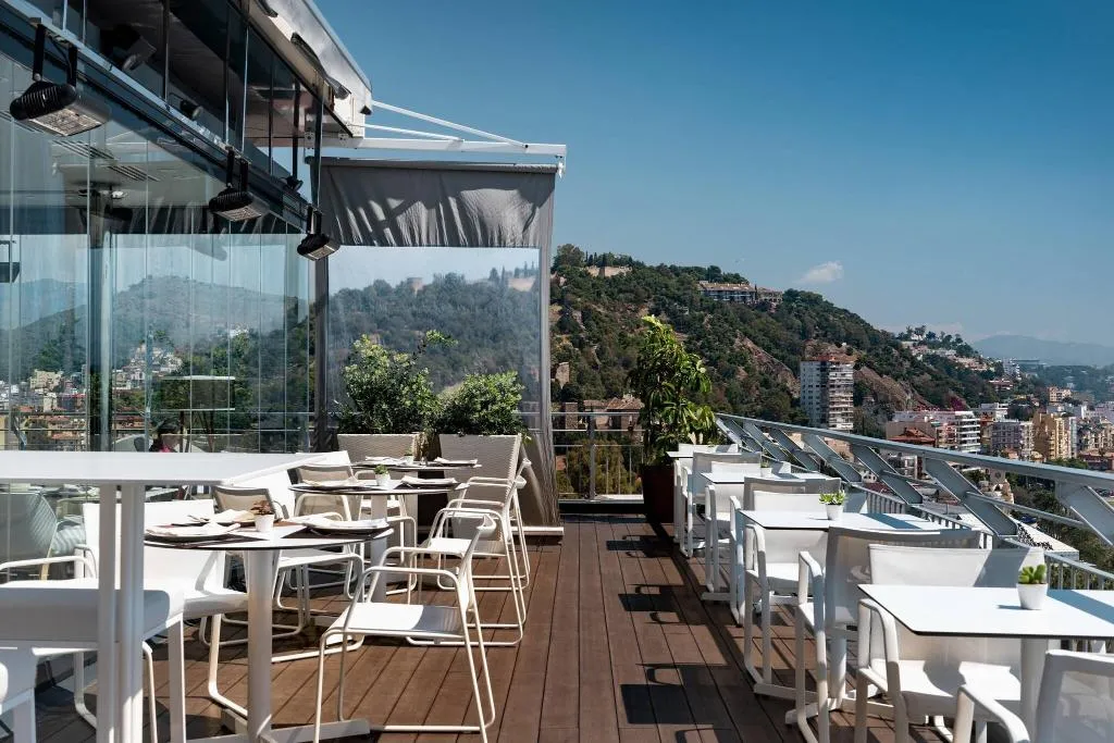Terrace, AC Málaga Palacio, Costa Del Sol