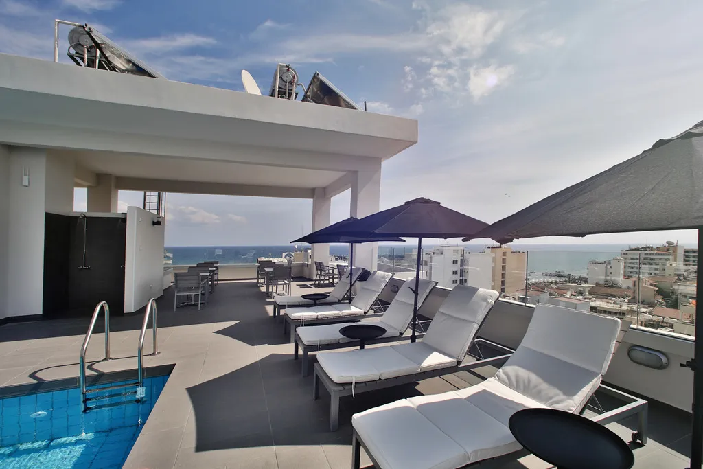 Terrace, The Josephine Hotel, Cyprus