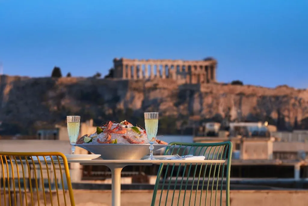 Terrace, Brown Acropol, a member of Brown Hotels, Athens