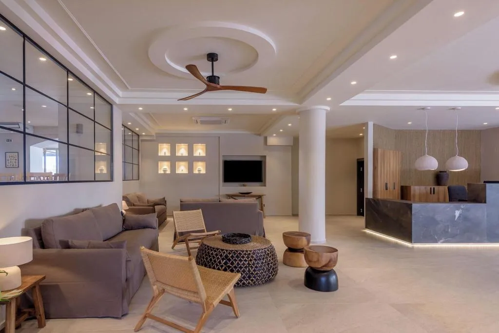 Lobby, Neptuno Beach Hotel, Crete