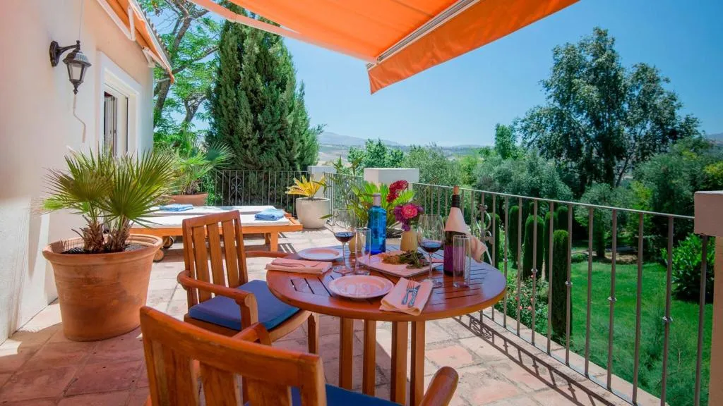 Terrace, Hotel La Fuente De La Higuera, Costa Del Sol