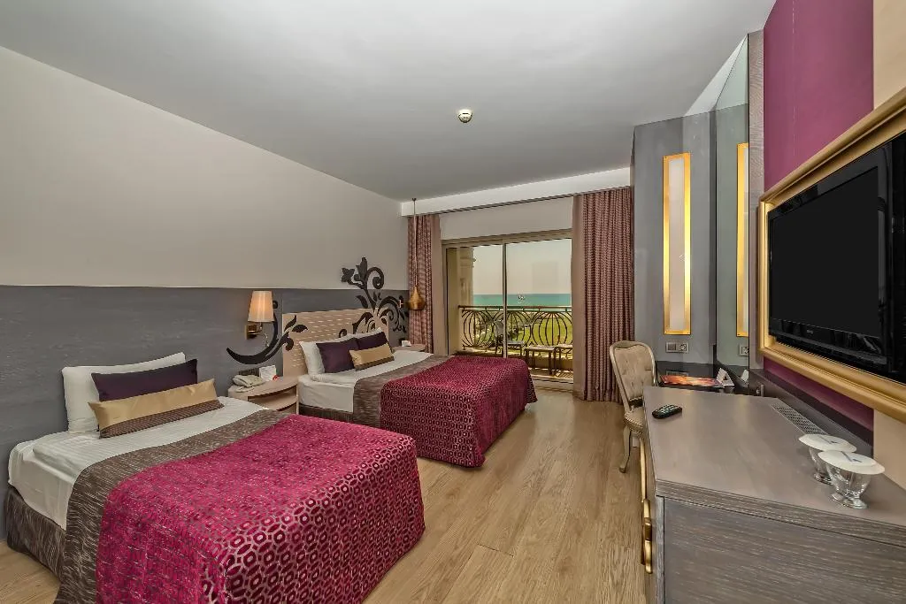 DOUBLE SINGLE USE SIDE SEA VIEW Room, Kirman Belazur Resort & Spa, Antalya