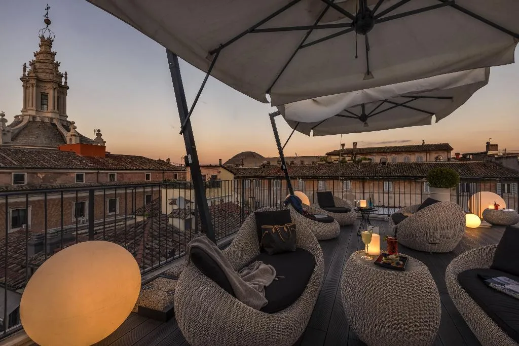 Terrace, Palazzo Navona, Rome