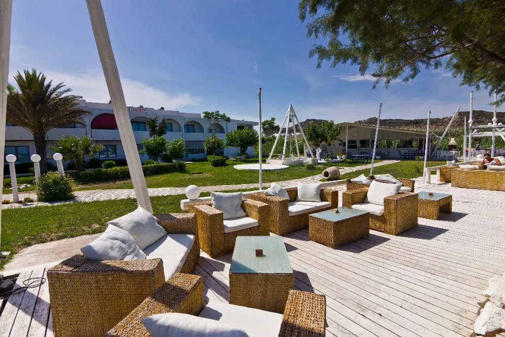 Terrace, Gregory Peck Beach Break Apartments, Rhodes
