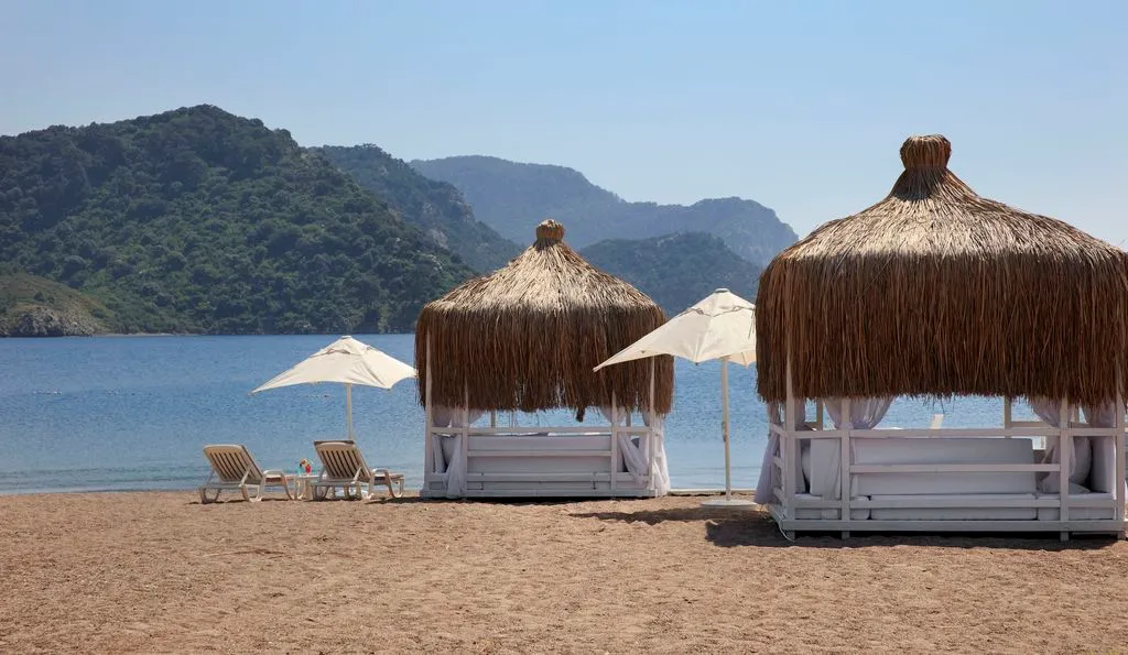 Beach, Marti Resort Deluxe, Dalaman