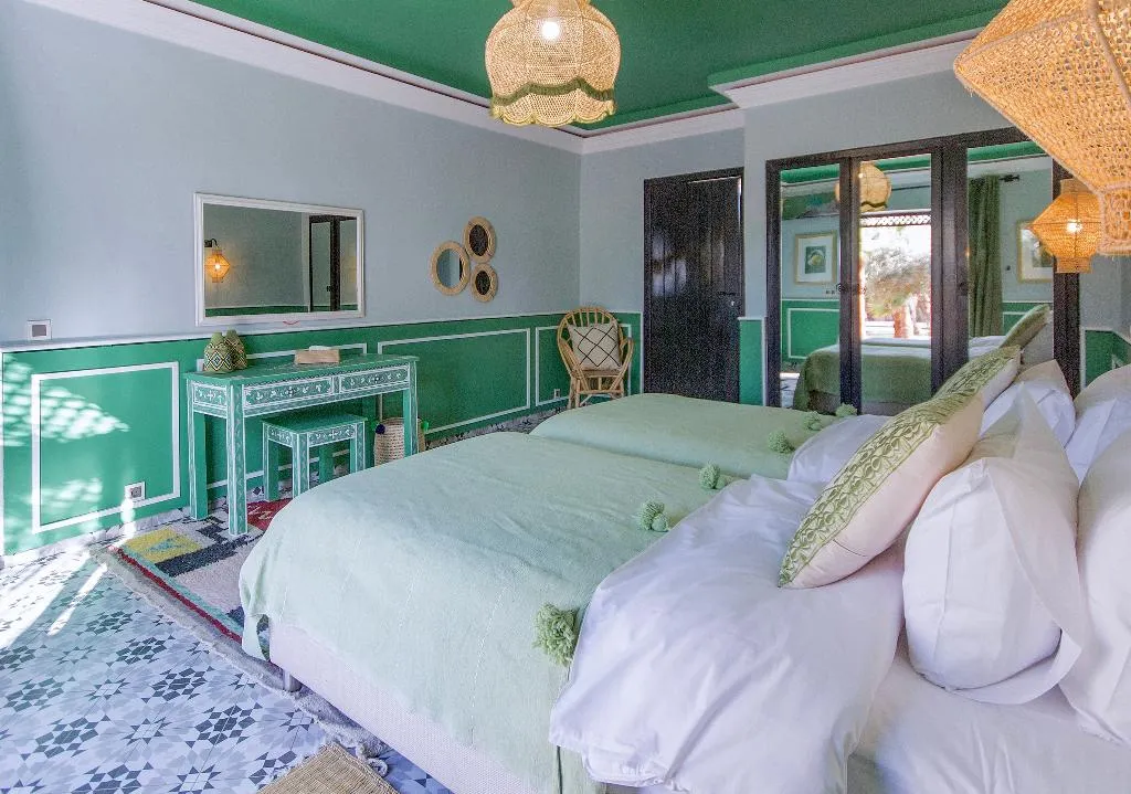 DOUBLE TWO DOUBLE BEDS PREMIUM Room, Maison Daouia, Marrakech