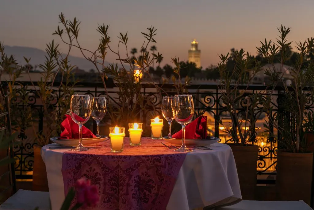 Restaurant, Riad Les Trois Palmiers El Bacha, Marrakech