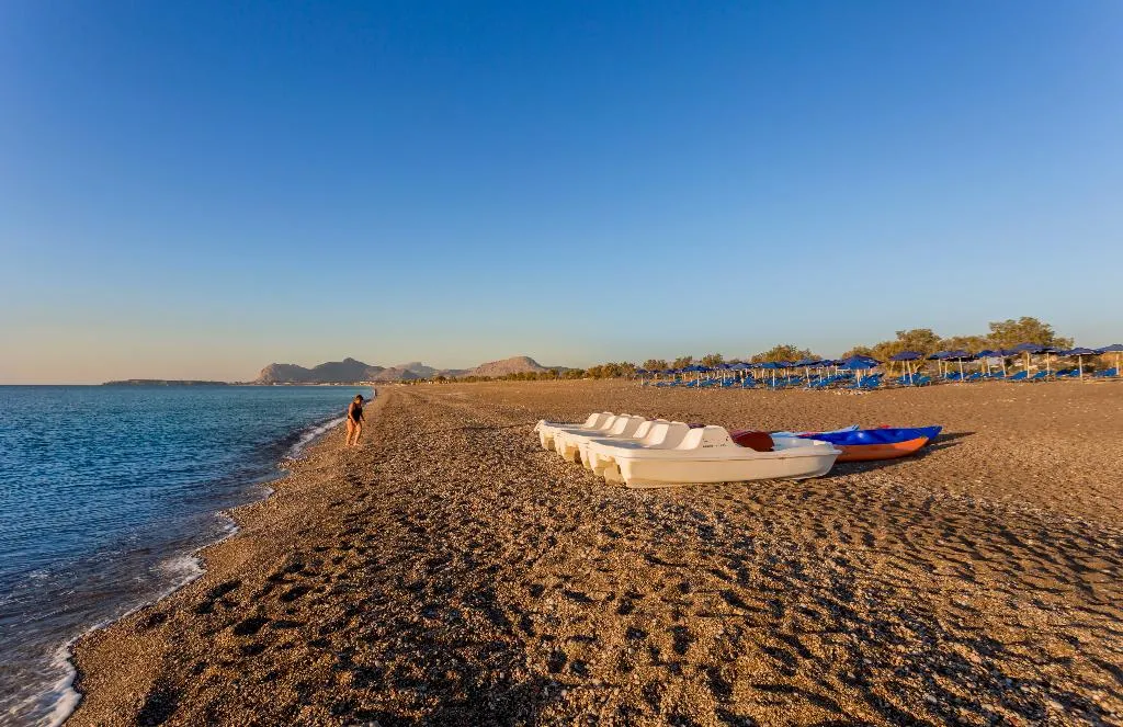 Beach, Blue Sea Holiday Village, Rhodes