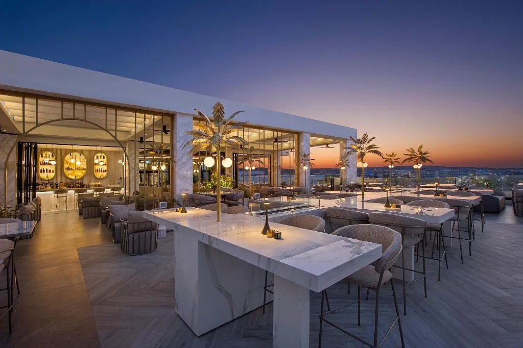 Restaurant, Adams Beach Hotel, Cyprus