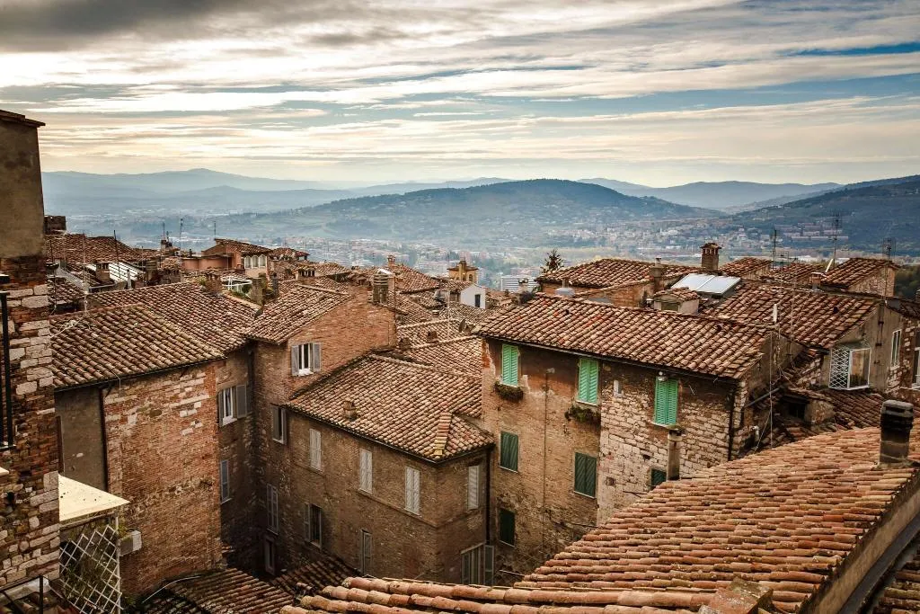 Terrace, Hotel Fortuna, Perugia