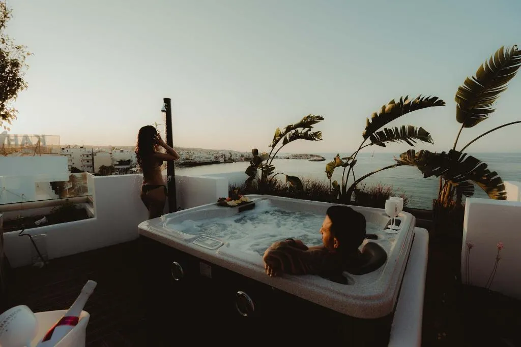 Terrace, Kahlua Boutique Hotel, Crete