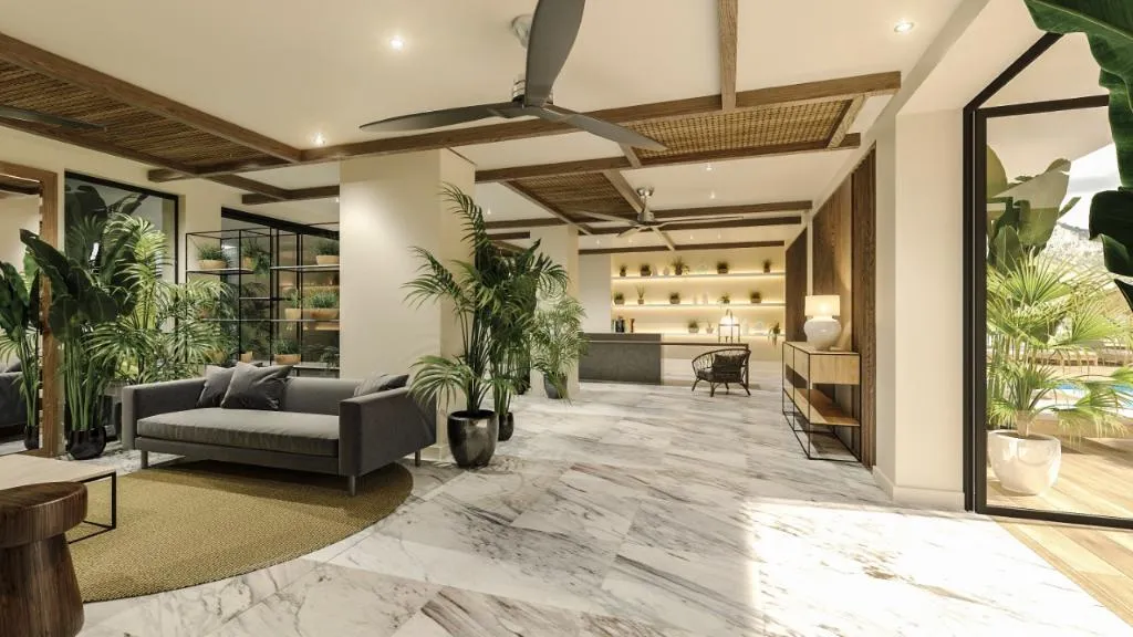 Lobby, Hotel Eden Nord Soller, Majorca