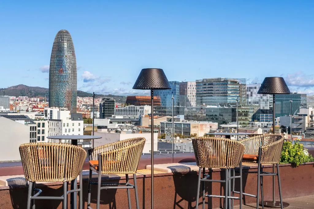 Terrace, Salles Hotel Pere IV, Barcelona