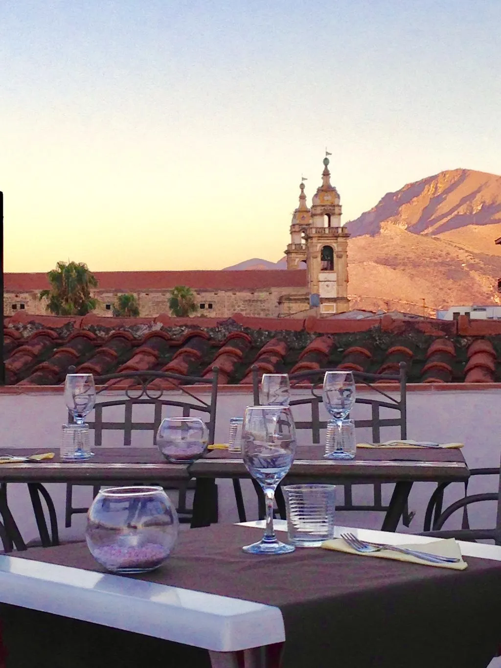 Terrace, Hotel Posta, Palermo