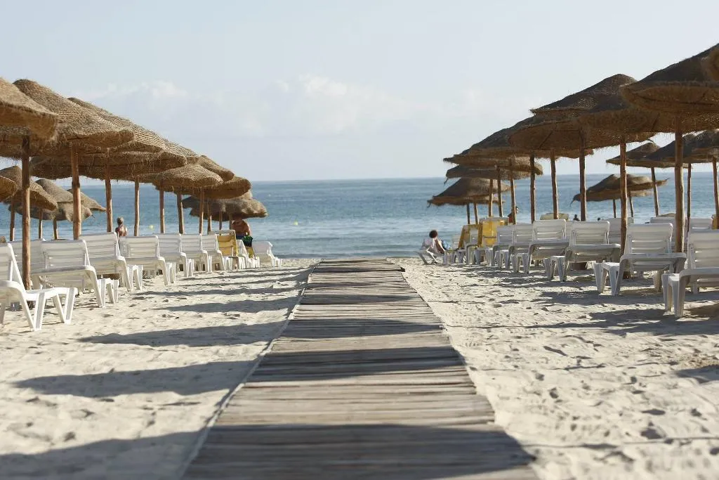 Beach, Jerba Sun Club, Tunisia