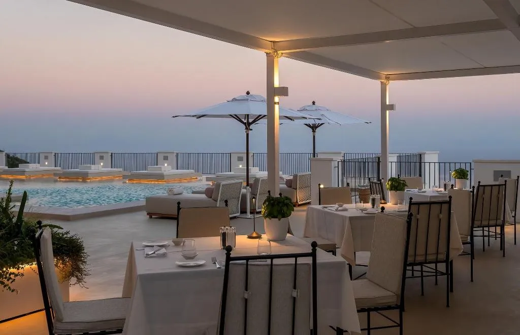 Restaurant, Furore Grand Hotel, Naples