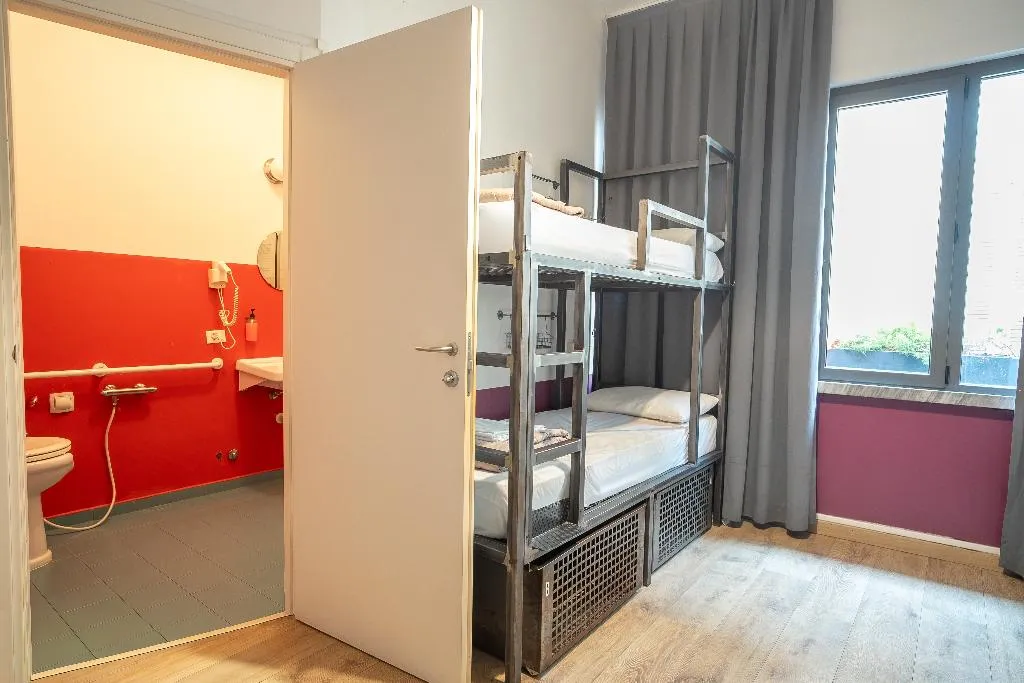 Bed in dormitory BUNK BED Room, Ostello Bello Milan Duomo, Milan