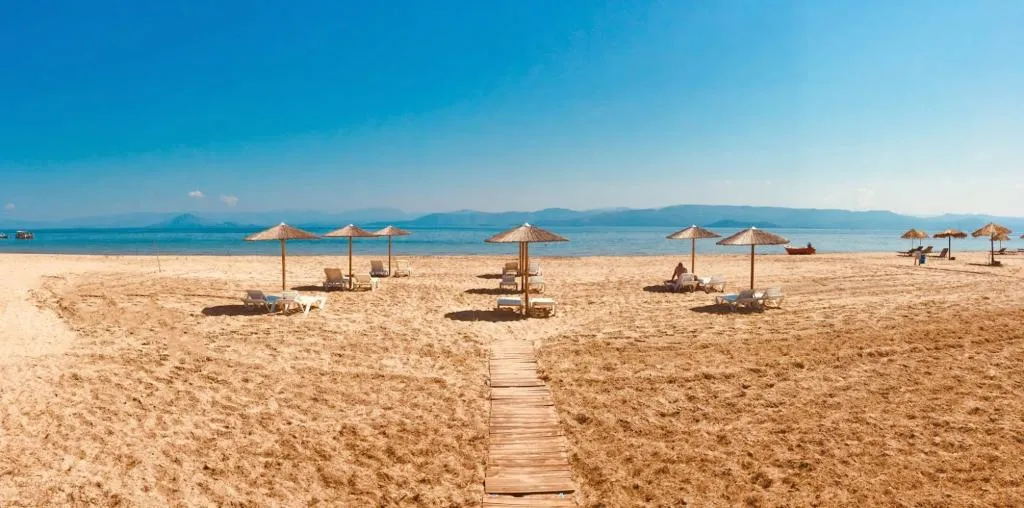 Beach, Koulouris Beach, Corfu