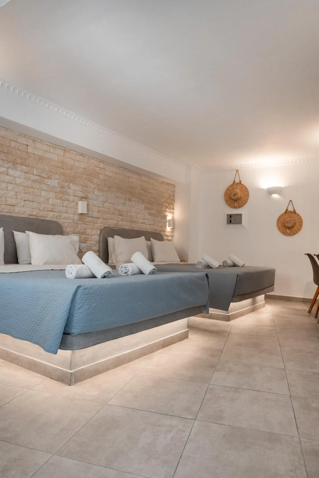 STUDIO TWO DOUBLE BEDS Room, Perissa Bay, Santorini