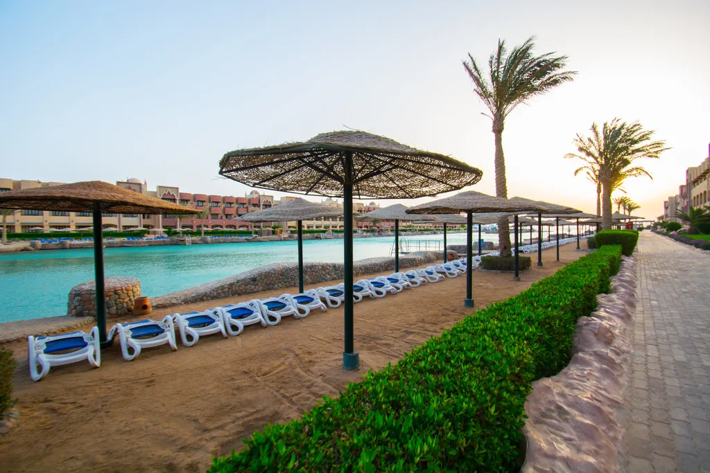 Beach, Sunny Days El Palacio Resort & Spa, Red Sea Riviera