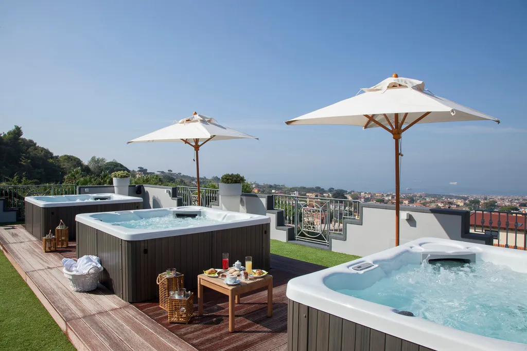 Terrace, Andris Hotel, Naples