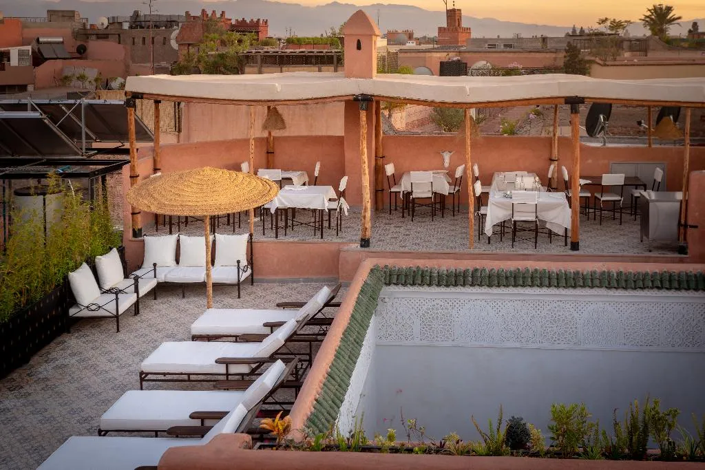 Terrace, Palais Aix Kabaj  & Spa, Marrakech