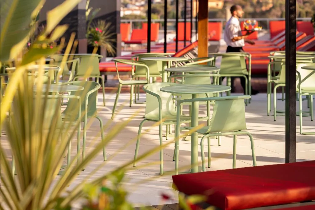 Terrace, Golden Bahia de Tossa & Spa, Costa Brava