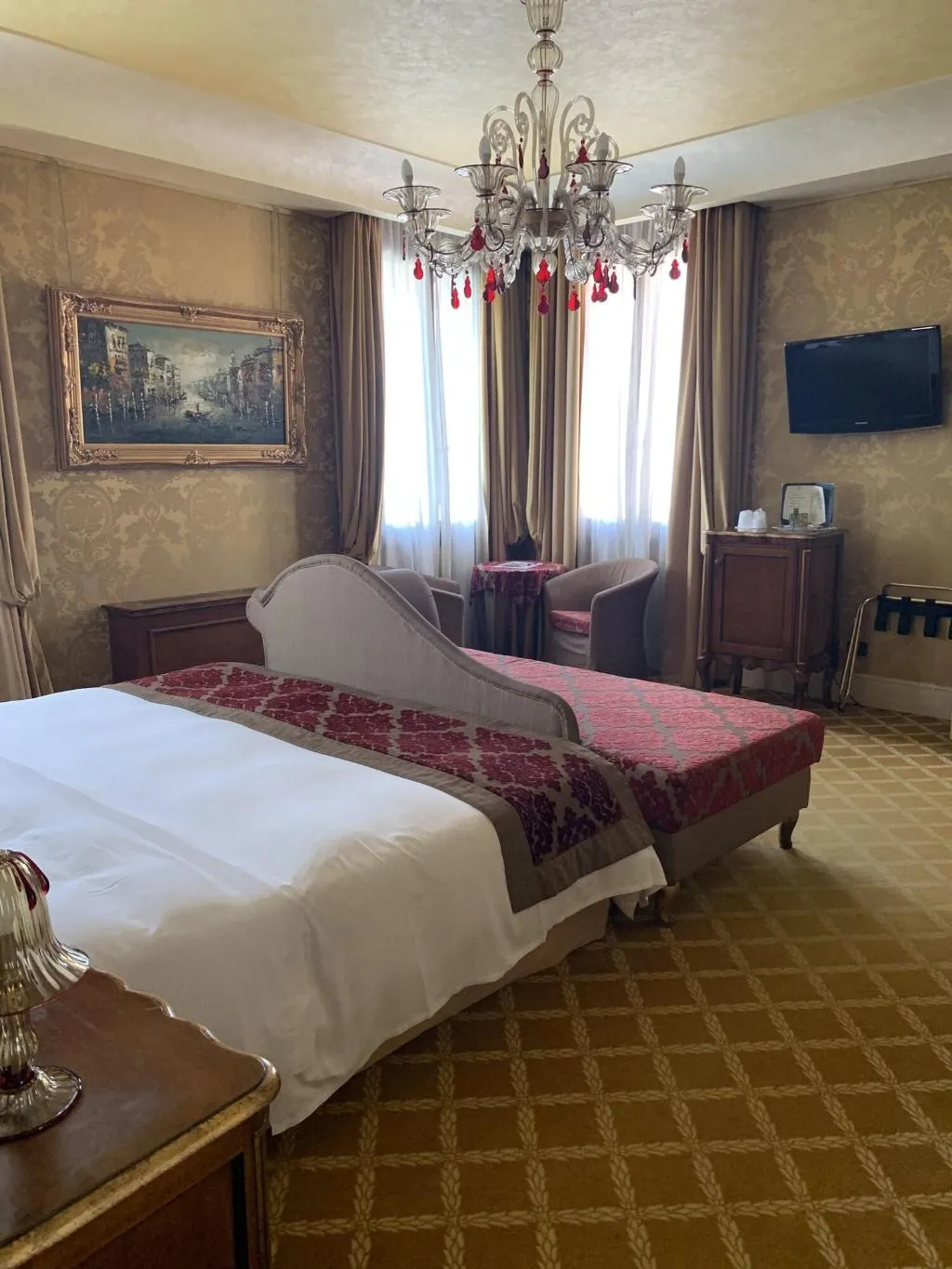 Double or Twin DELUXE Room, Pesaro Palace, Venice