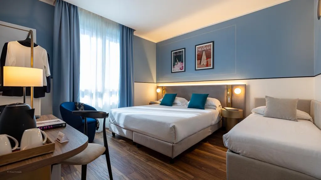 TWIN DELUXE Room, Hotel Canada Urban Chic, Milan