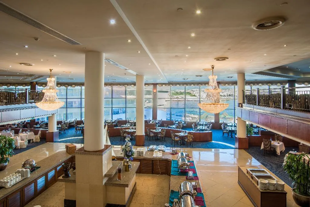Restaurant, Grand Hotel Excelsior, Malta