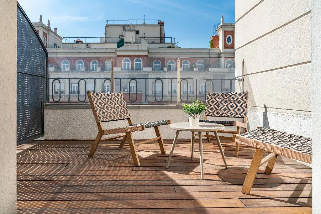 DOUBLE SINGLE USE WITH TERRACE Room, Vincci Via 66, Madrid
