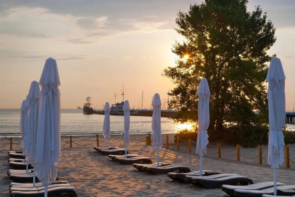 Beach, Sheraton Sopot, Gdansk