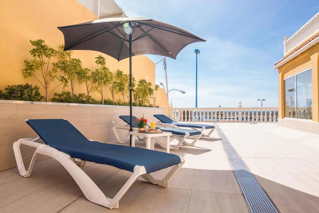 Terrace, Hotel Porto Calpe, Costa Blanca