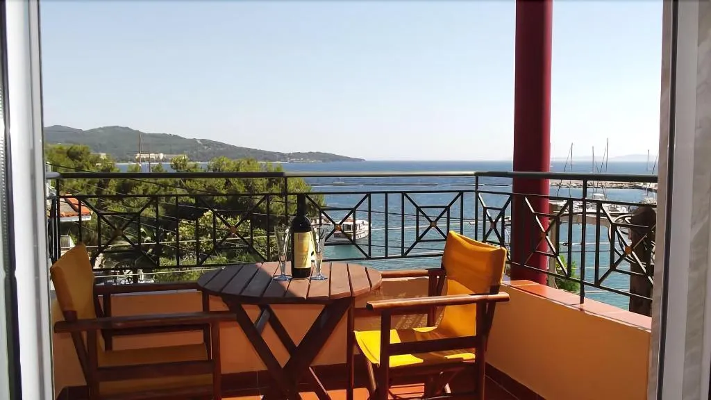 Terrace, Hotel Papagalos, Halkidiki