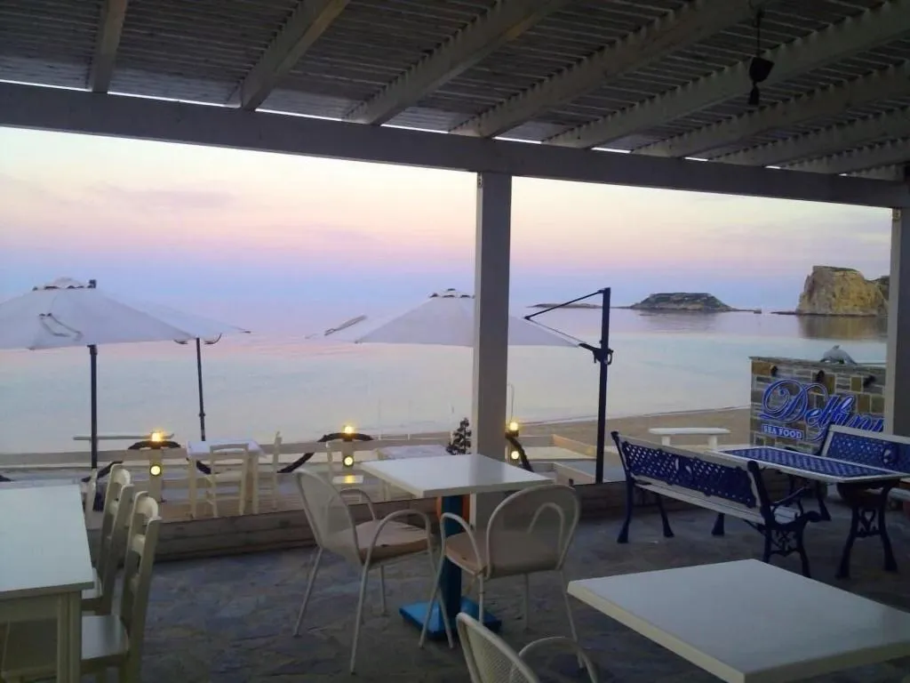 Restaurant, Delfini Beach Hotel, Rhodes