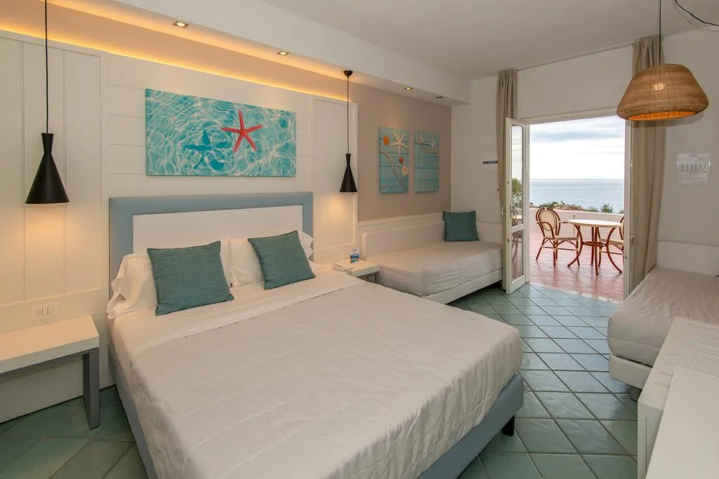 Double or Twin SEA VIEW Room, Mangia's Pollina Resort, Palermo