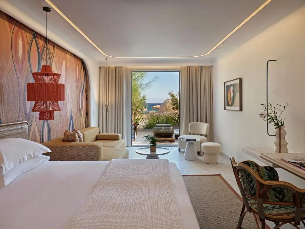 SUITE BEACH FRONT TWO BEDROOMS Room, Myconian Sunrise Relais & Chateaux Hotel, Mykonos